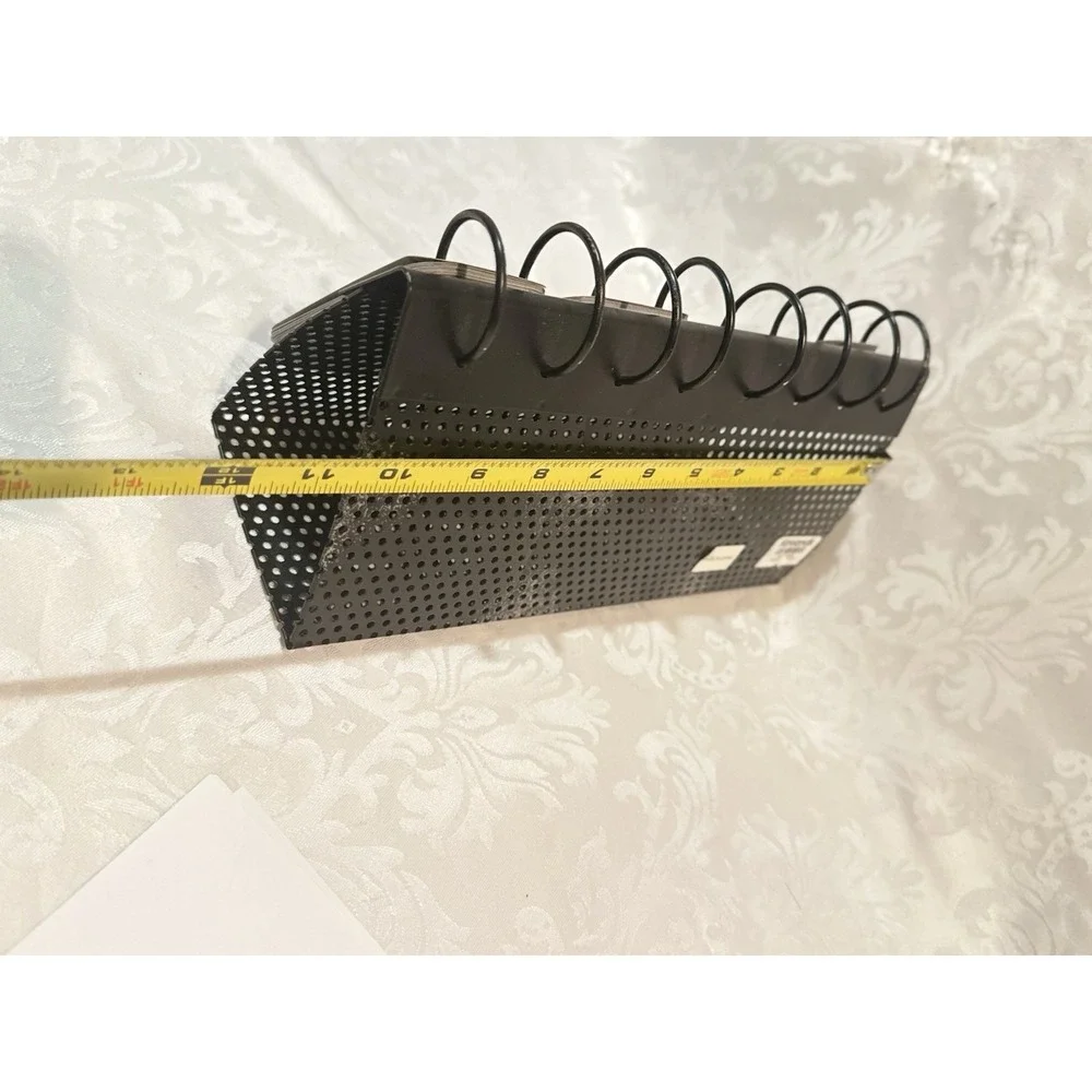Perpetual Office Desk Flip Calendar Complete Black Metal Months Home Decor Retro